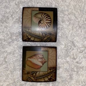 Seashell Metal Wall Decor